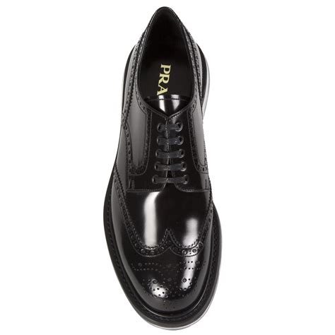 prada men's derby shoes